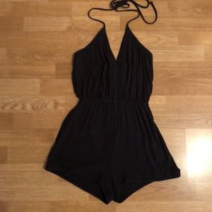 Black halter top Me to We romper
